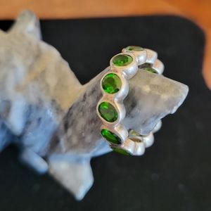Russian Chrome Diopside Silver Size 8